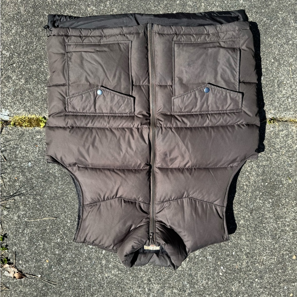 Old Navy Dark Brown Puffer Vest